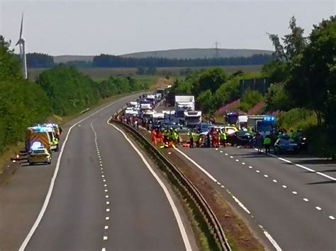 m74 closed|m74 crash today.